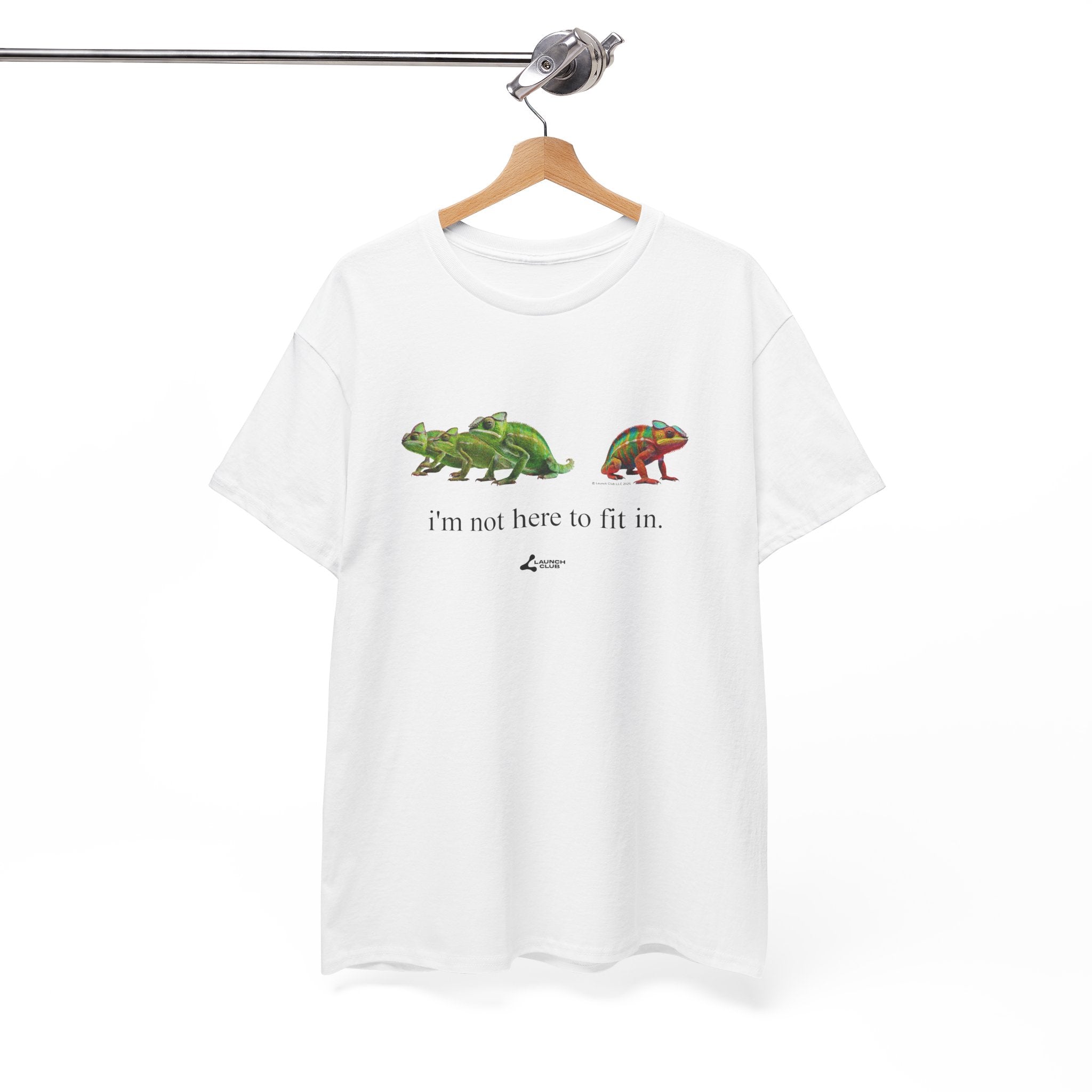 Chameleon Not Here to Fit In Shirt