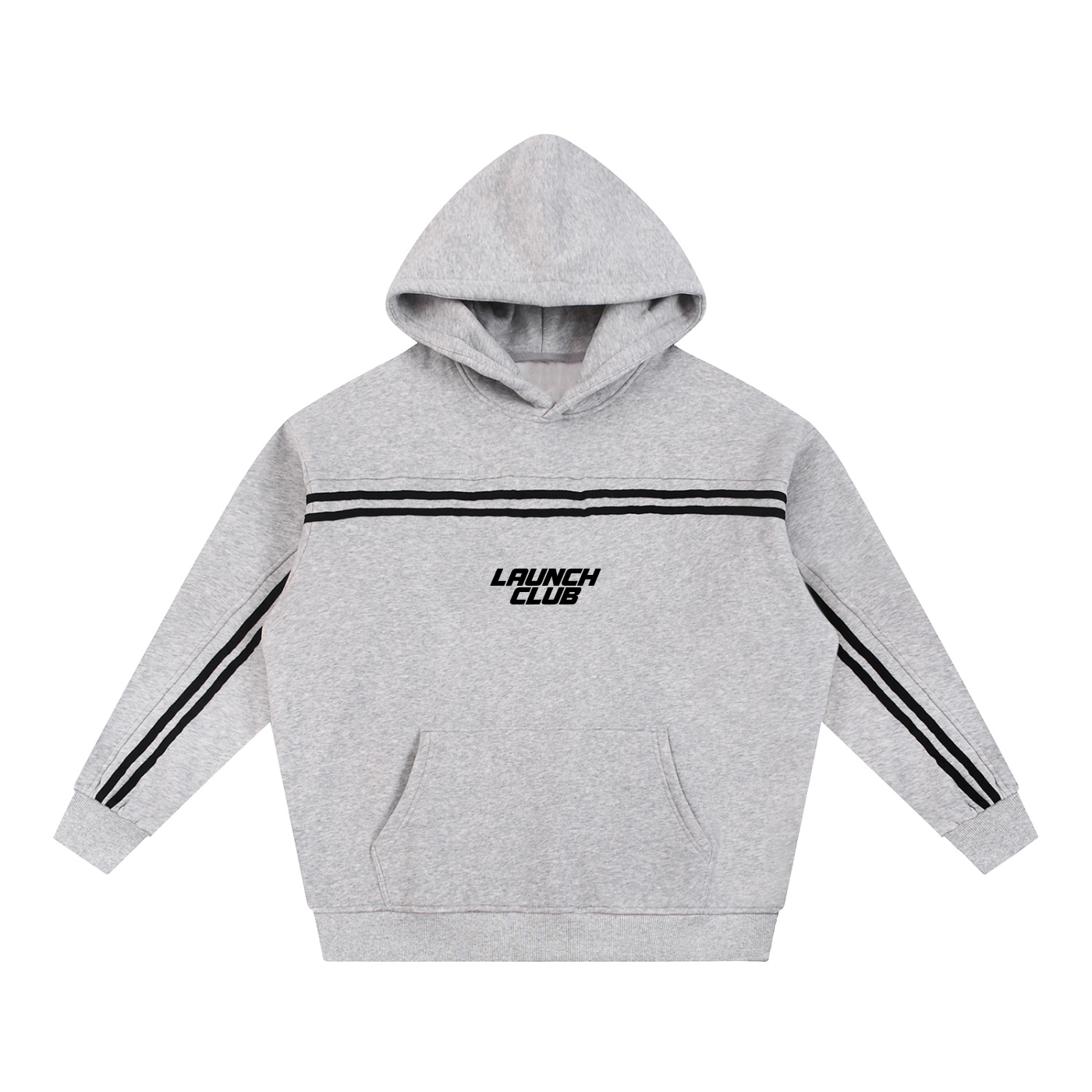 Sun Fade Contrast Tape Fleece Hoodie
