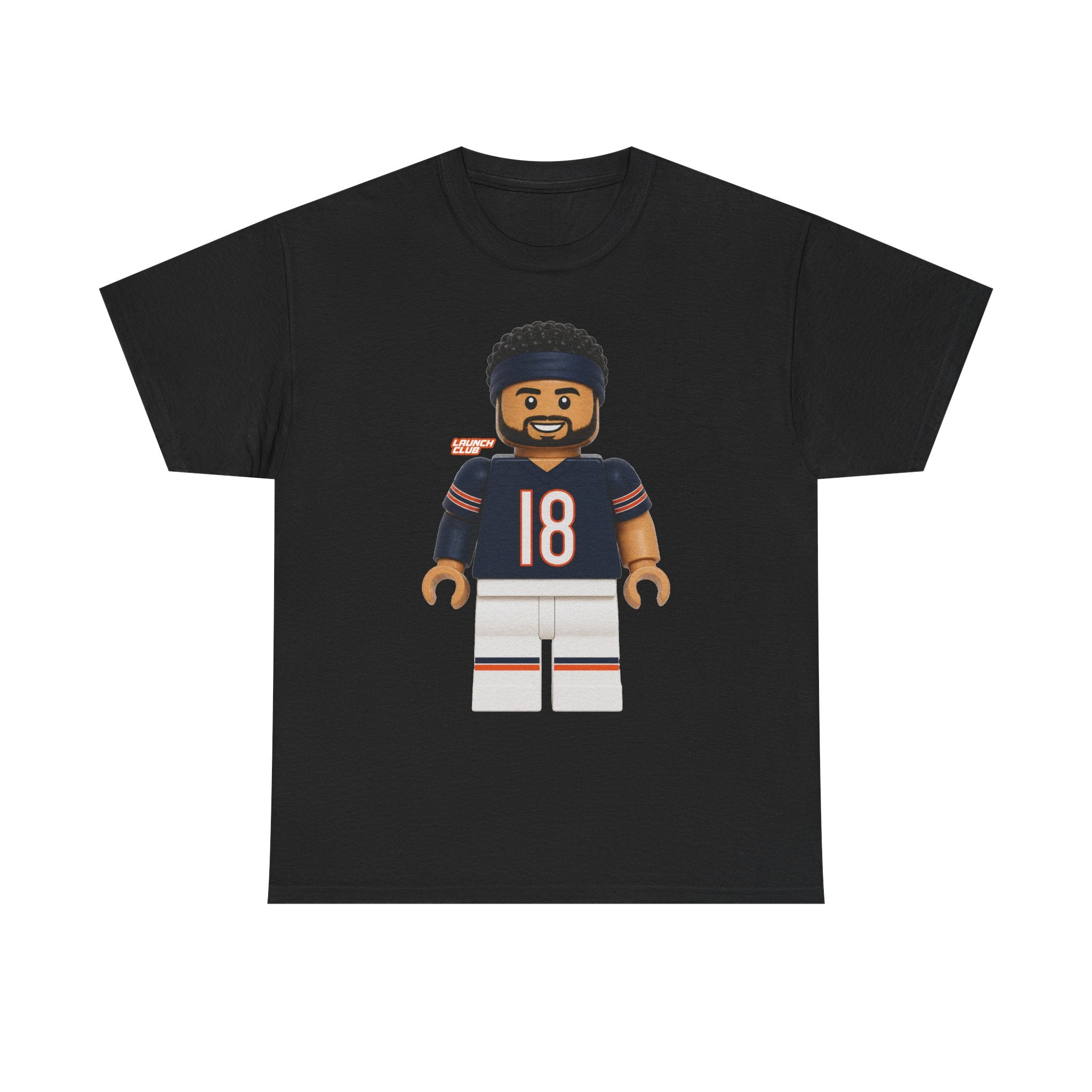 MINI FOOTBALL TEES CALEB Black