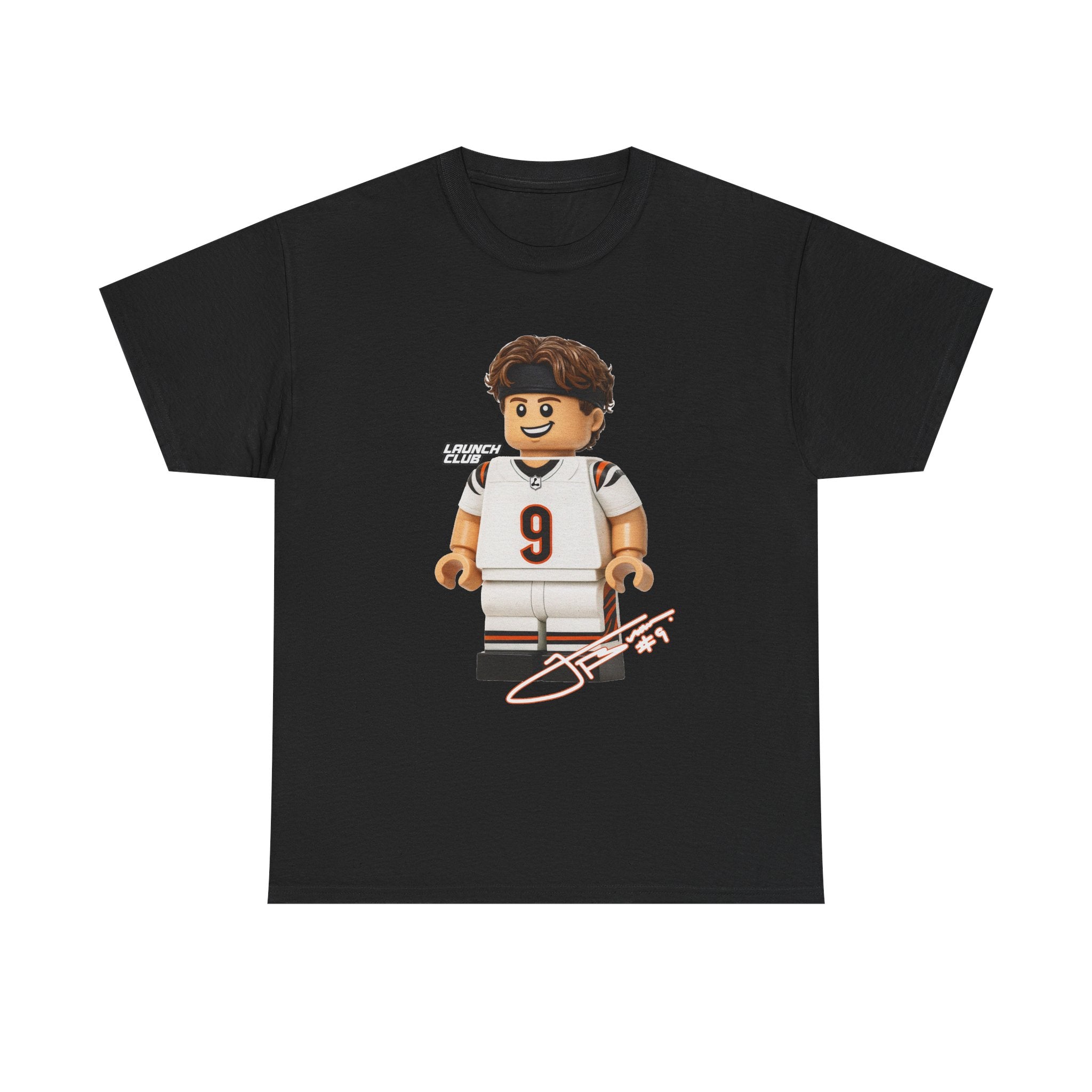 MINI FOOTBALL TEES BURROW Black