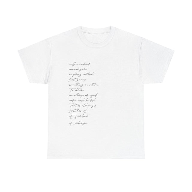 Equivalent Exchange Shirt