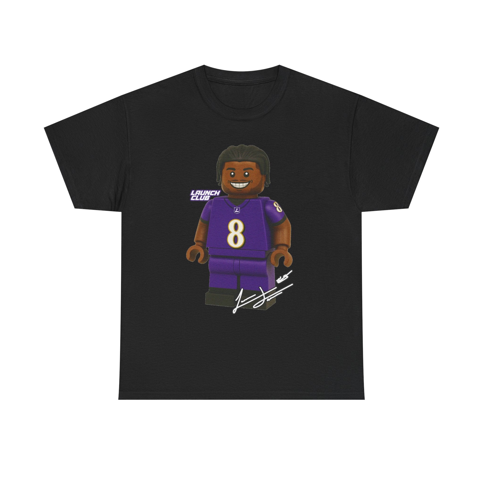 MINI FOOTBALL TEES LAMAR Black