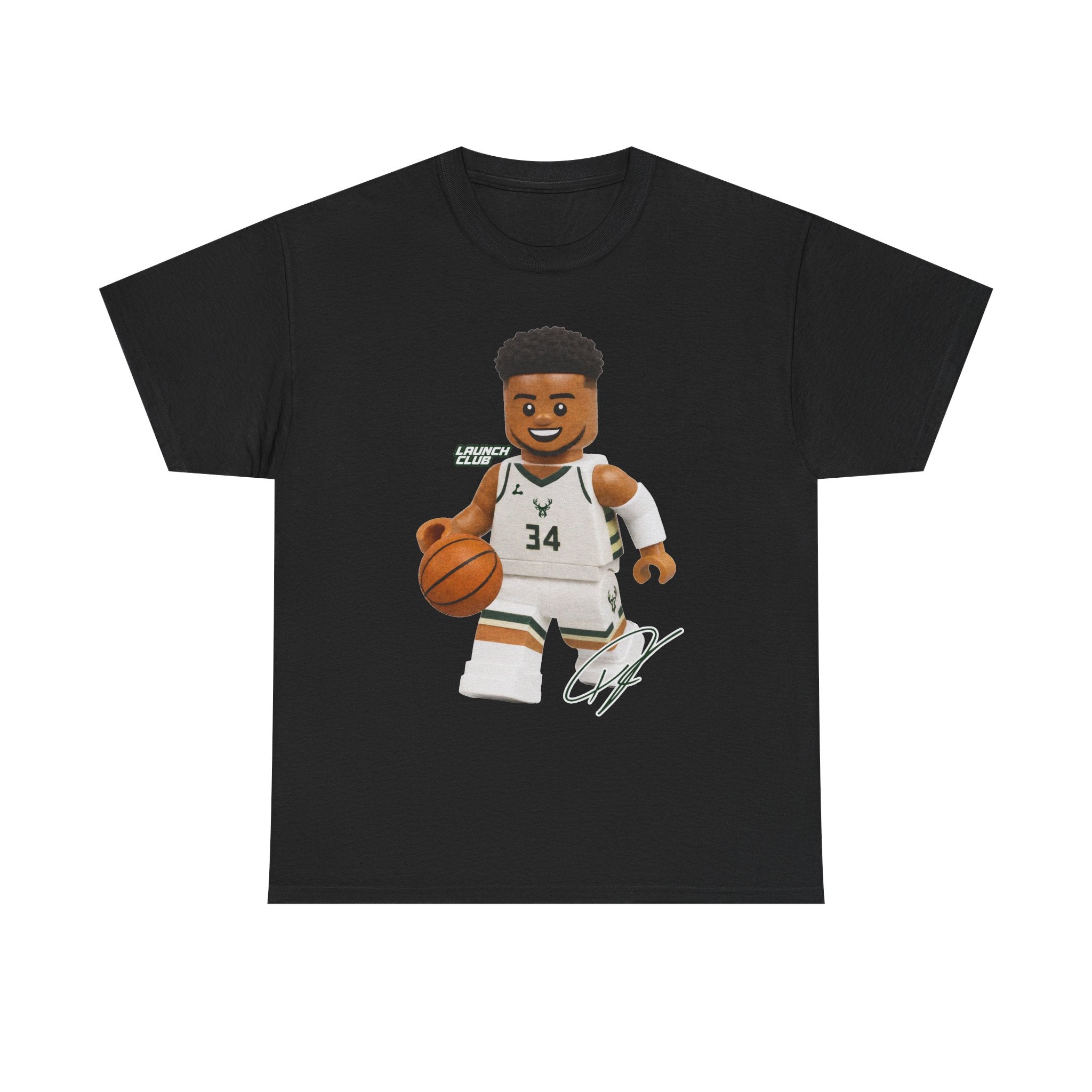 MINI HOOP TEES GREEK FREAK Black