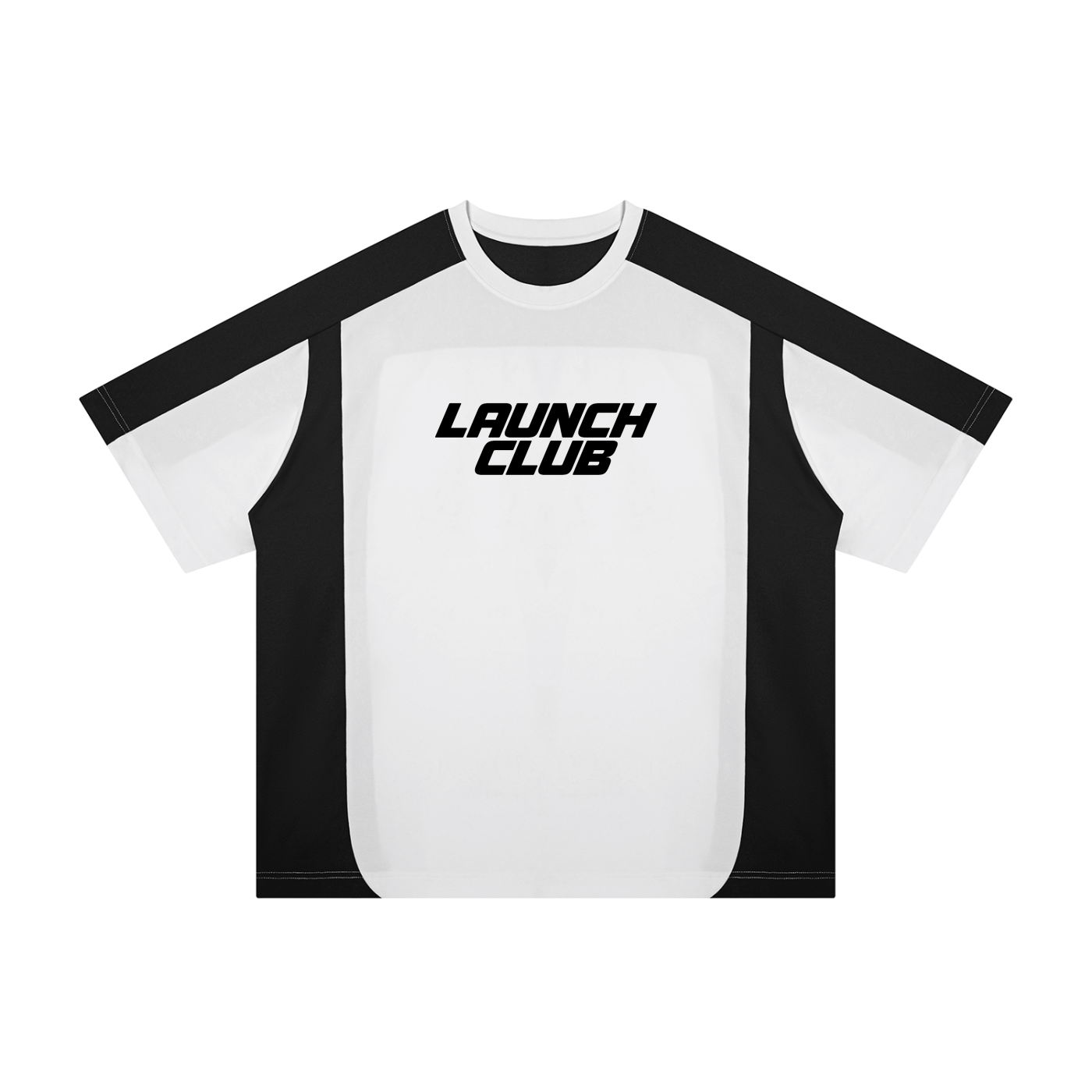 Unisex Color Block Loose T-Shirt